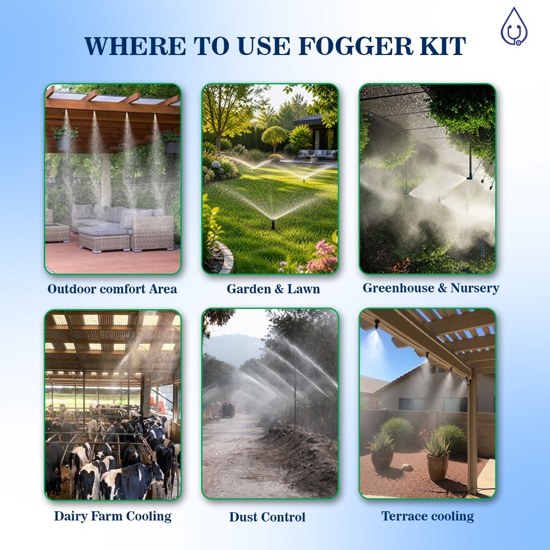 OXYNEER FOGGER SYSTEM 10, 15, 20 Nozzel Heads